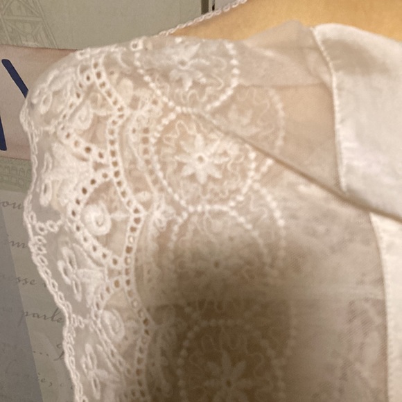 Band of‎ Gypsies Cream Lace Robe/Duster SZ M/L - Picture 8 of 9